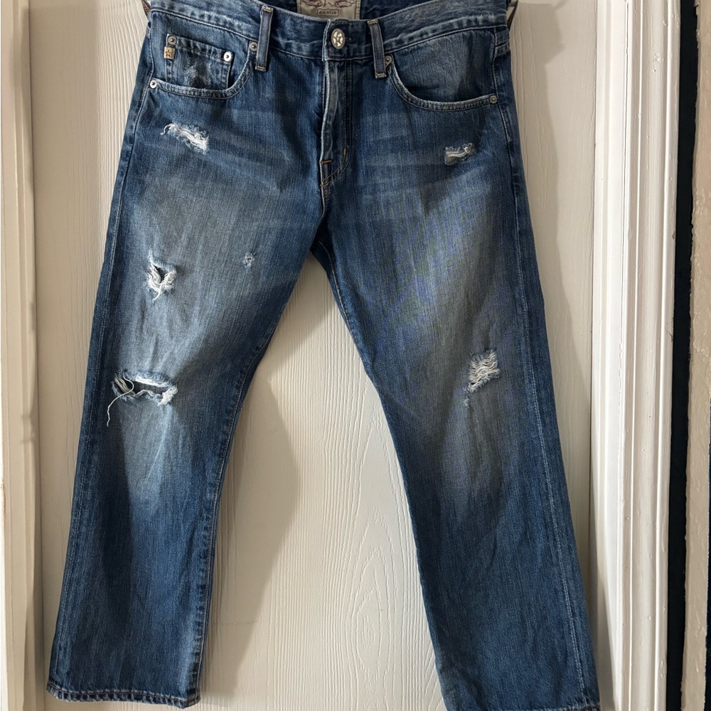Big Star Women's Cropped Blue Jeans